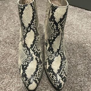 Steve Madden Reptile Heeled Boots